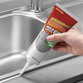 Бытовой гель для удаления плесени, многоцелевой гель для отпугивания плесени, средство для удаления плесени для мебели, плитки, пола, чистки 20g красный