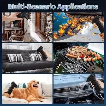 Бытовой канальный вентилятор 130000 об/мин Мини-воздуходувка Ручной электрический турбореактивный вентилятор Бесщеточный двигатель Скорость ветра 52 м/с