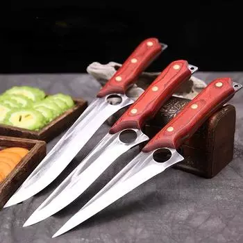 Бытовой кухонный нож Нож для обвалки Нож мясника Профессиональный нож для мяса Нож для нарезки ломтиков A