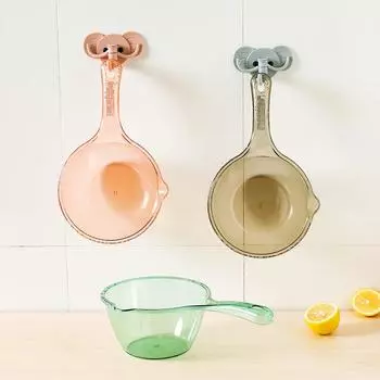 Бытовой кухонный совок для воды, утолщенный пластиковый совок для воды, совок для ванны, совок для отбеливателя, ложка с длинной ручкой