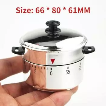 Бытовой механический таймер на 60 минут, новинка, часы обратного отсчета для приготовления пищи, будильник, напоминание о времени, кухонные гаджеты, обратный отсчет, кухонный звонок 1PC