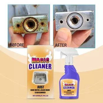 Бытовой металлический спрей мягкий и быстрый универсальный очиститель для многих материалов, антиокислительный и некоррозионный, 200 мл One Size