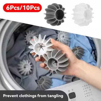 Бытовой мяч для стирки Обеззараживание Анти-запутывание артефактов Стиральная машина Анти-запутывание одежды Чистка Защитный мяч