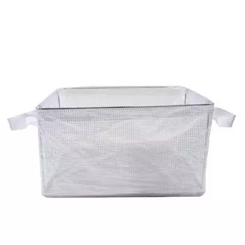 Бытовой настольный ящик для хранения всякой всячины гардеробный шкаф органайзер для одежды прозрачная корзина для хранения 30*24*17cm