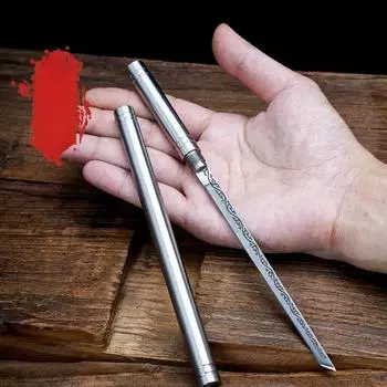 Бытовой нож для фруктов, кованый маленький прямой нож, кухонный нож для очистки овощей, уличный нож, портативный нож для фруктов, бесплатная шлифовка 1pc