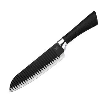 Бытовой нож из нержавеющей стали для нарезки овощей и мяса Овощечистка для фруктов Корейский тисненый антипригарный фруктовый нож Многоцелевой нож Бытовые кухонные ножи 1 Pcs