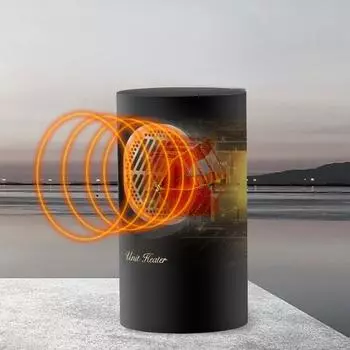 Бытовой обогреватель Скоростной обогрев спальни Мини Маленький электрический обогреватель Настольный безлистный портативный вертикальный бесшумный обогрев