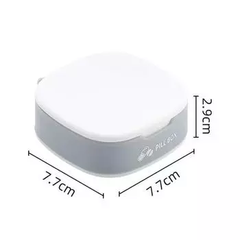 Бытовой Простой 4 Сетки Футляр для Таблеток Лекарство Таблетки Капсулы Пластиковый Бокс для Хранения Разделитель Таблеткорезка Удобство Маленькие Инструменты