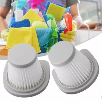 Бытовой пылевой фильтр Запчасти для пылесоса Аксессуары для чистки Высококачественные сменные детали Моющиеся Белый+Серый