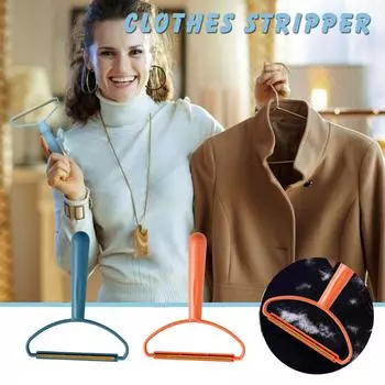 Бытовой шарик для удаления волос Folulus, ручной прилипающий и скребковый двухсторонний скребок One Size розовый