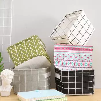 Бытовой шкаф, настольный ящик для хранения игрушек, одежды, настольные аксессуары, органайзер, корзина 2