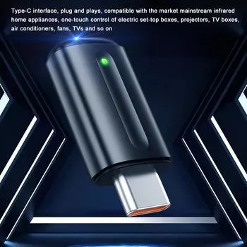 Бытовой Smartphne Универсальный пульт дистанционного управления Мобильный телефон Инфракрасный смартфон Приложение Интеллектуальный чёрный