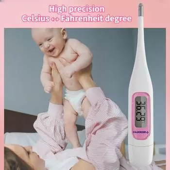 Бытовой термометр Детский комнатный электронный термометр Цельсия Фаренгейта Термометр Измеритель температуры воды Термометр