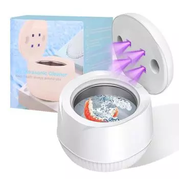 Бытовой ультразвуковой УФ-очиститель, стоматологический помощник, зубной протез, ванна, пульсирующий набор для чистки ювелирных изделий, фиксатор для выравнивания вставных зубов