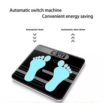 Бытовые электронные весы, цифровые напольные весы для жира, весы для ванной комнаты, умные весы, закаленное стекло, светодиодный экран, температура Battery розовый