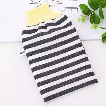 Бытовые чистящие полотенца, Чистящие перчатки, Чистящая пыль, Перчатки для душа, Полотенца для душа для взрослых, Полосатые полотенца для душа 1pcs синий