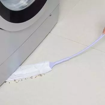 Бытовые чистящие средства Прикроватная тумбочка Под кроватью для дивана Мебель Нижняя пылевая щель Щетка для чистки Пылеуловитель розовый