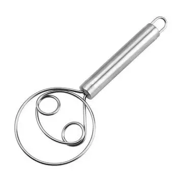 Бытовые инструменты для замешивания теста из нержавеющей стали, миксер для муки, ручная палочка для замешивания теста, кухонный венчик для взбивания яиц