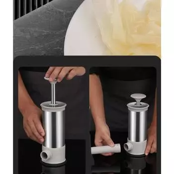 Бытовые колбасные шприцы Вертикальный колбасный шприц из нержавеющей стали Домашняя колбасница Быстрое наполнение колбасы Кухня