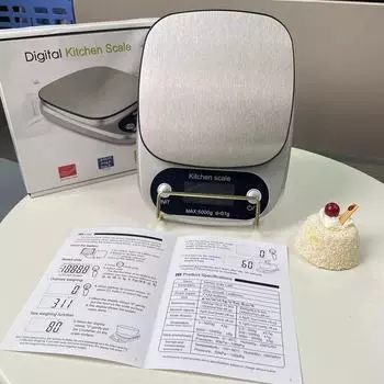 Бытовые кухонные весы из нержавеющей стали для взвешивания еды, диеты, медицины, весы для кофе, электронные весы для измерения веса 5kg/1g