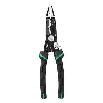 Бытовые кусачки для электромонтажных работ, скобяные инструменты для легкой резки и зачистки проводов, высококачественные плоскогубцы One Size