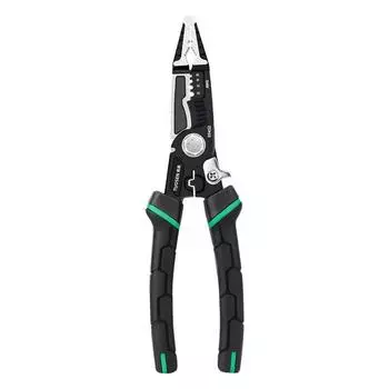 Бытовые кусачки для резки и зачистки проводов чёрный