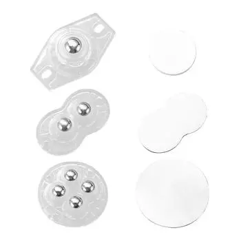 Бытовые поворотные колеса 360 градусов вращения универсальные для хранения контейнеров мусорных баков 4Pcs Style A