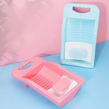 Бытовые противоскользящие носки, ванна для стирки, одежда, ручная чистящая доска, инструменты синий