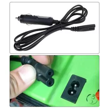 Бытовые зарядные устройства для ланч-боксов Автомобильные кабели питания для холодильников Пластиковый материал 1,6 метра 12 В 24 В Электрический кабель питания для ланч-боксов