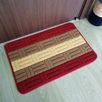 Бытовые жаккардовые полипропиленовые коврики для входной двери, ковер для гостиной, нескользящие коврики для ванной комнаты, коврики для спальни, дверные коврики 38*58cm