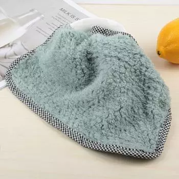 Бытовых супервпитывающих полотенец из микрофибры, салфеток для кухонной посуды, салфеток для мытья посуды с антипригарным покрытием, инструментов для чистки и протирания посуды 3Pcs зелёный