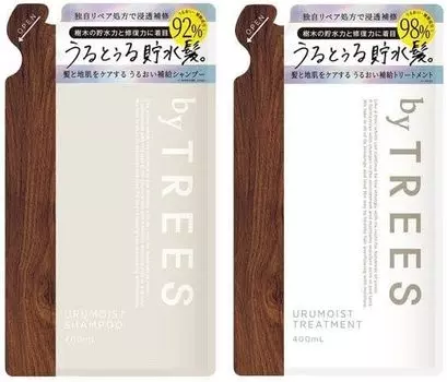 byTREES Uru Moist Refill Set Шампунь для лечения Сменный блок (Набор шампунь/средств для ухода)