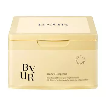 ByUR Face Pack Sheet Mask Маска для лица Большая емкость Тип 30 штук Поры Увлажнение Сухой кожи Эластичность Ежедневная аква-сыворотка Маска (Пышный мед)