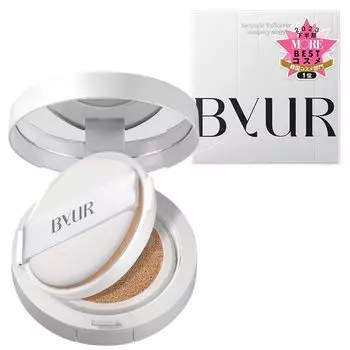 ByUR Serum Fit Full Cover Glow Cushion Прозрачный глянцевый оттенок кожи Содержит ингредиенты сыворотки красоты Увлажнение Увлажнение Сухое покрытие корейской косметики