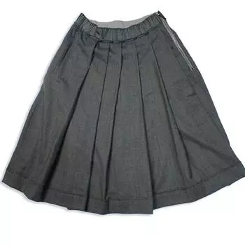 [Бывшее в употреблении] ARMANI COLLEZIONI плиссированная юбка-клеш [b36-33]