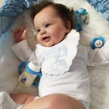 BZDOLL 60 см, 3D-краска, мягкая силиконовая кожа, реборн для девочек, Реалистичная художественная кукла принцессы для малышей с сосудистыми венами, платье Bebe