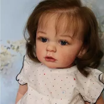 BZDOLL 60 см, мягкая силиконовая ткань с 3D-краской, кукла Reborn, игрушки для девочек, как настоящие, длинные волосы, принцесса для малышей, Тайра Бебе 60cm 3D-paint Skin Doll