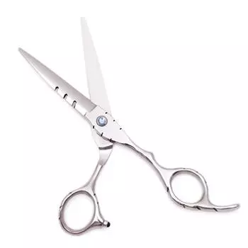 C1010 5,5 дюйма; 16 см японский индивидуальный логотип, серебряные ножницы для человеческих волос, профессиональные парикмахерские ножницы, прямые филировочные ножницы