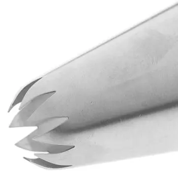 #C10 Насадка для трубок большого размера, декор для крема для торта, насадки для глазури, 10 зубов, закрытая звезда 1PCS