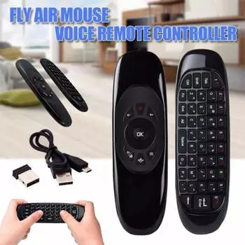C120 2,4 ГГц беспроводная голосовая воздушная мышь с клавиатурой и пультом дистанционного управления для Smart TV ПК Standard Version