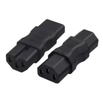 C13 - C15 вилка IEC 320 C13 - C15 3Pole Female - Female Адаптер переменного тока преобразователь разъем питания адаптер