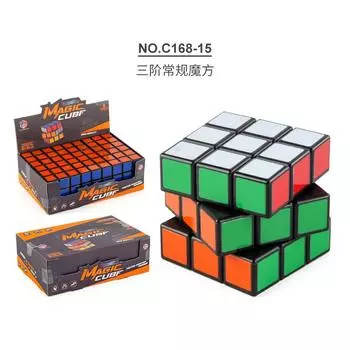 C168-15 Детские научно-образовательные игрушки Кубик Рубика 6 шт. Кубик Рубика третьего порядка Термоперенос Для начинающих Соревновательный Плавный Кубик Рубика