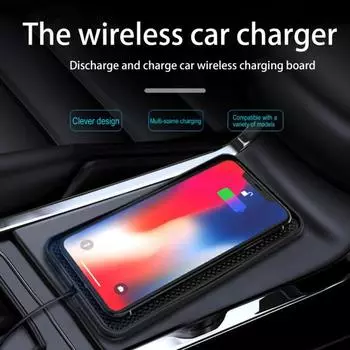 C1755 Подставка для беспроводного зарядного устройства Нескользящий коврик для быстрой зарядки для зарядного устройства Держатель для телефона