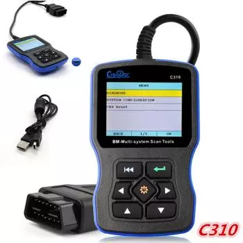 C310 V5.5 OBDII Мультисистемный сканер Считыватель кодов неисправностей двигателя Для BMW/MINI Поддерживает системы Трансмиссии, ABS, Подушек безопасности, EPS, Иммобилайзера