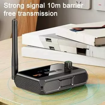 C36 Bluetooth-совместимый адаптер 5.3 Беспроводной аудиоприемник AUX 3,5 мм RCA Оптический разъем Цифровой дисплей Быстрая передача данных Поддержка без задержек