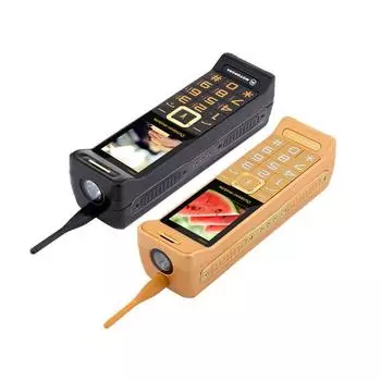 C3 Длительный Режим Ожидания Ретро Телефон 2.2 дюйма Две SIM-карты MP3-плеер 6800 мАч Большая Батарея Bluetooth Разблокированный Мобильный Телефон чёрный