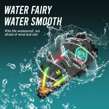 C5 Мотоциклетный шлем гарнитура стерео музыкальный плеер Hands Free звонки водонепроницаемые BT наушники с RGB цветной подсветкой