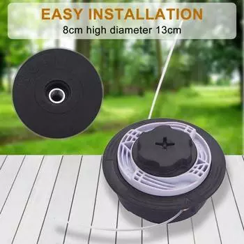 C6-2 сменная головка триммера для травы, легкая нагрузка, сверхмощная садовая косилка, адаптер для пожирателя сорняков, аксессуары для триммера чёрный