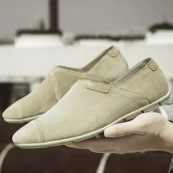 c8Итальянские мужские мокасины из натуральной кожи, модные дизайнерские туфли для вождения, мужские высококачественные брендовые мокасины большого размера 37 песочный