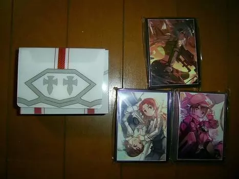 C93 Goddess of Chaos SAO Chinon Set Sleeve Deck Case Ronye Tiese Renshi 2017 Comiket 93